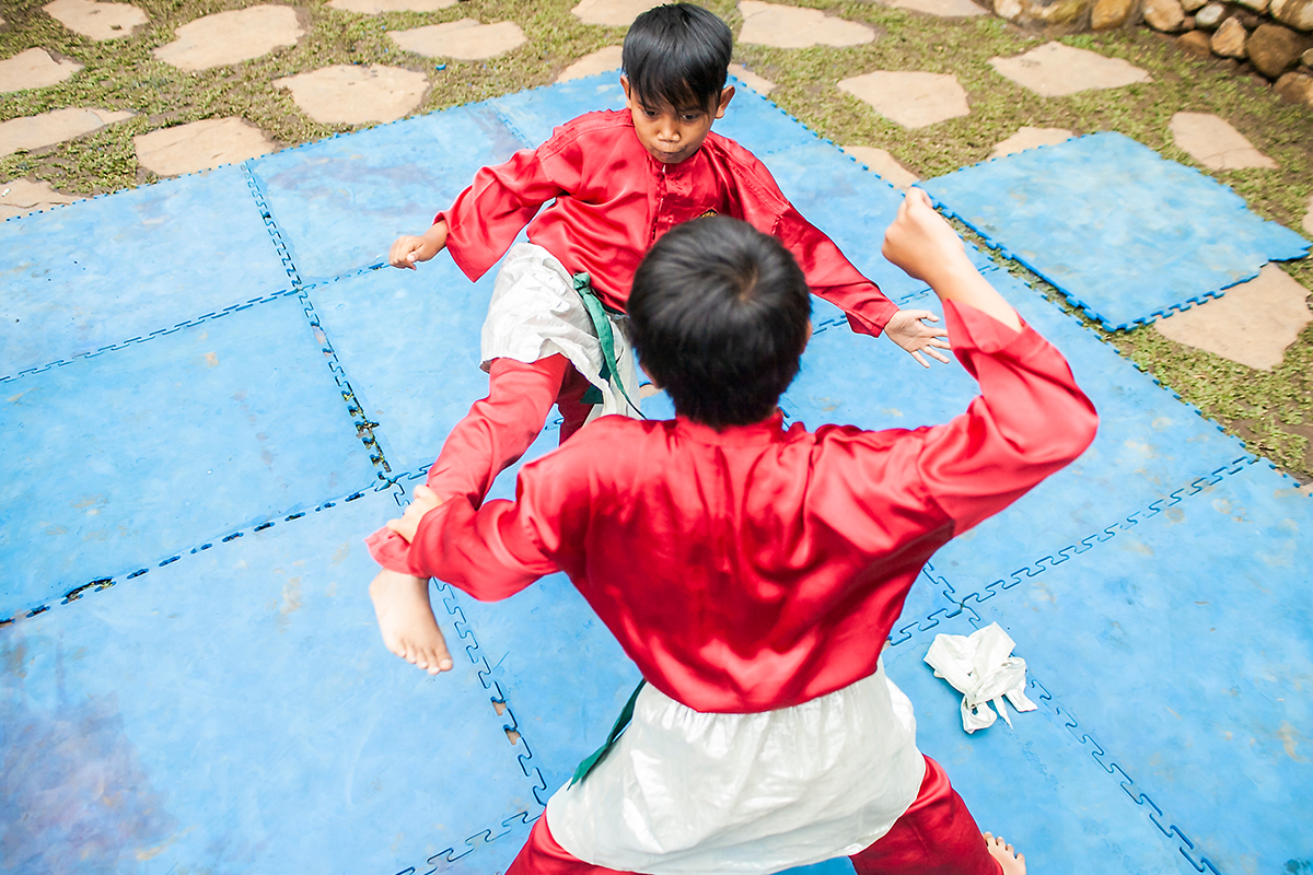 Seni bela diri tradisional pencak silat