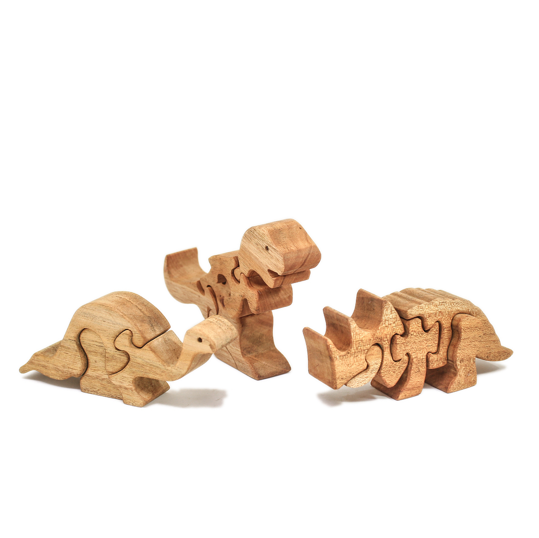 Rupa mainan kayu yang kreatif dari Jamooga