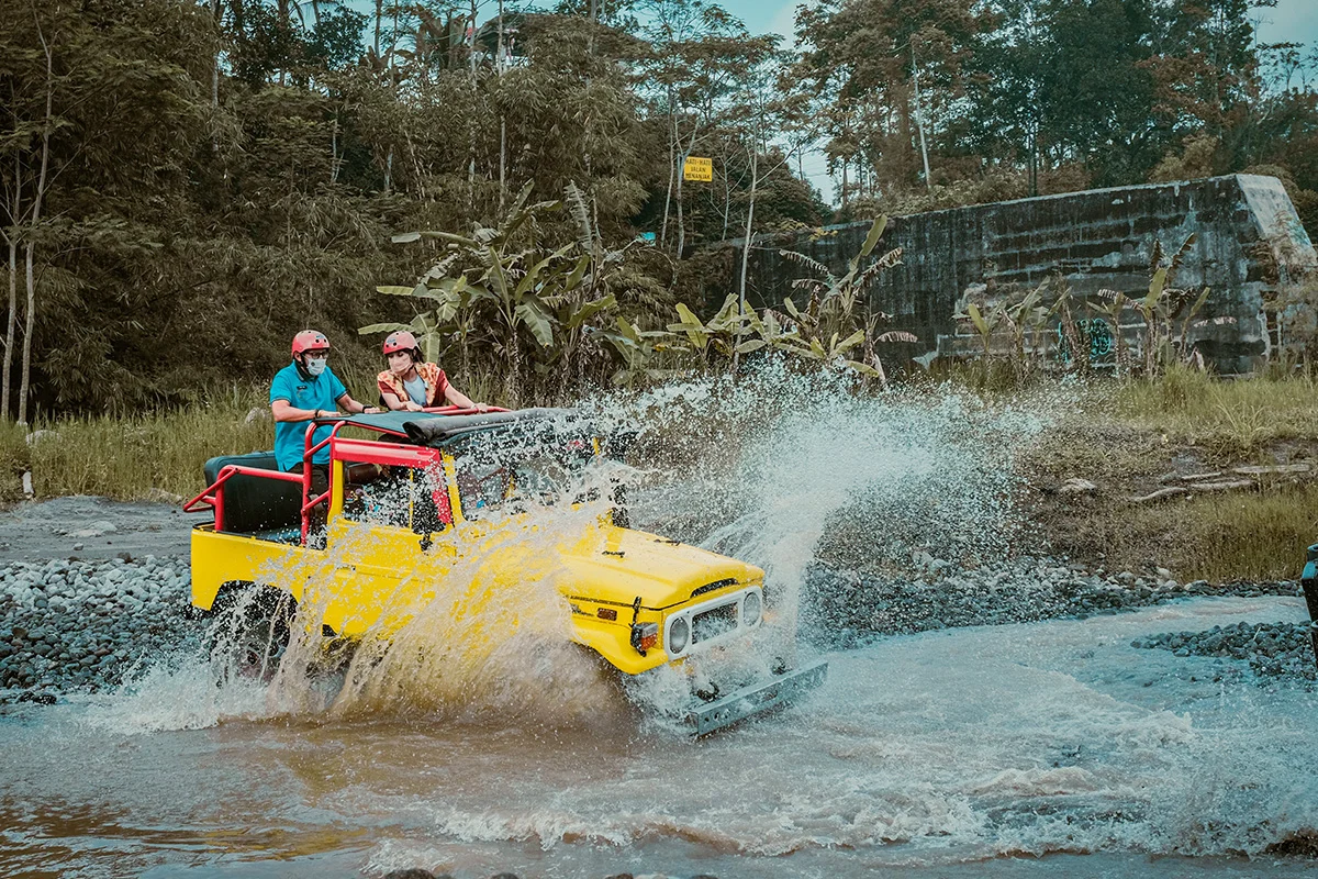 Aktivitas offroad di Desa Wisata Pentingsari, Sleman