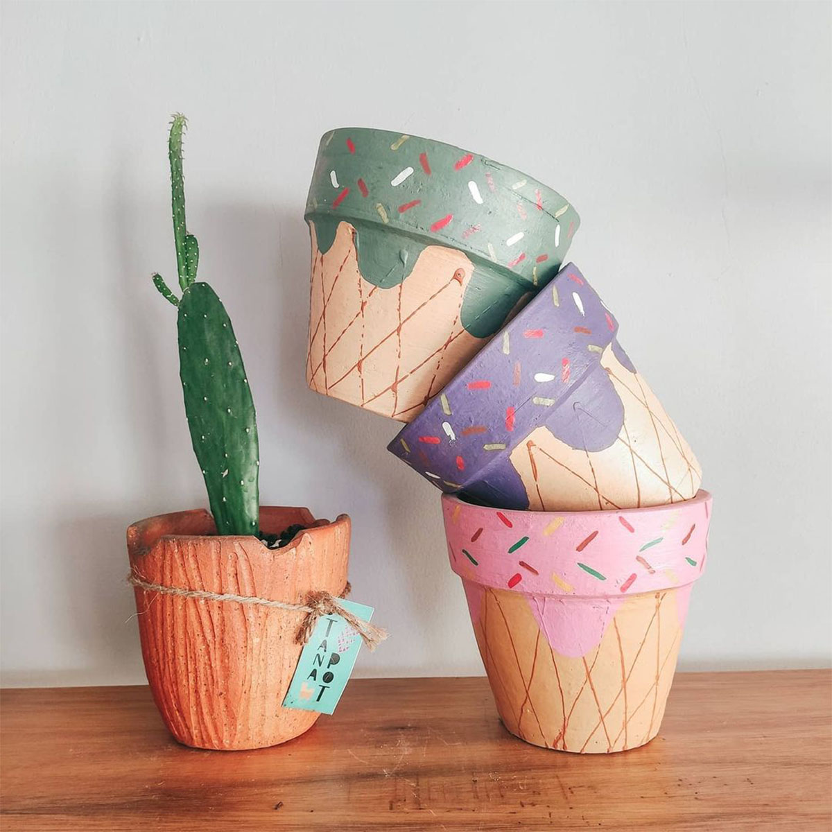 koleksi pot tanaman lucu untuk area pekarangan dari TanahPot
