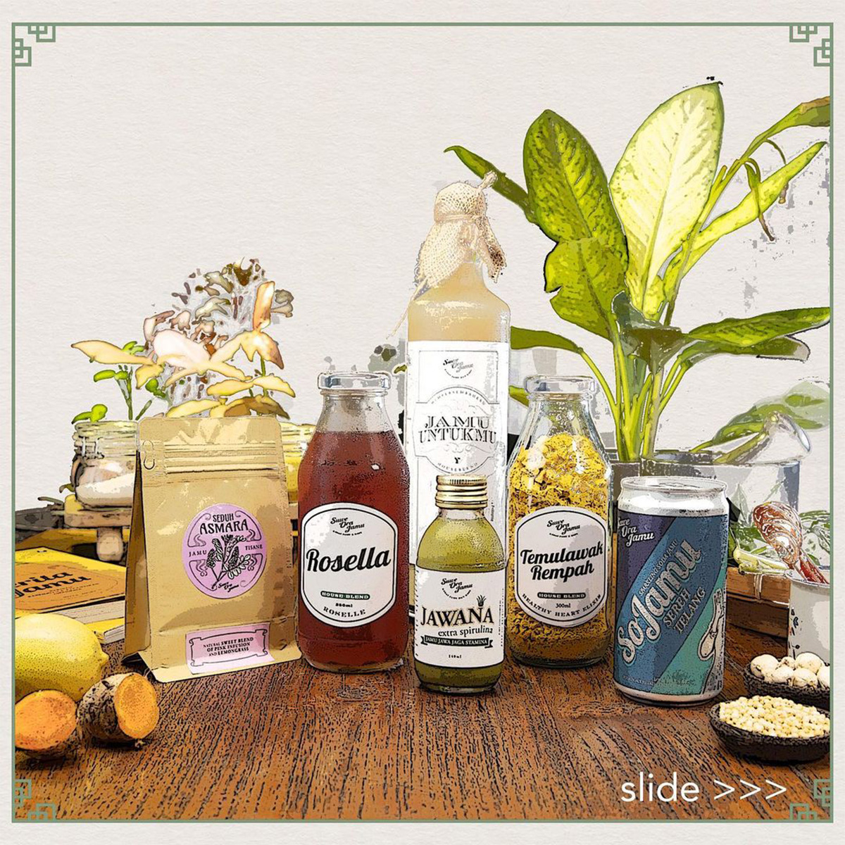 Kreasi jamu kekinian dari Suwe Ora Jamu