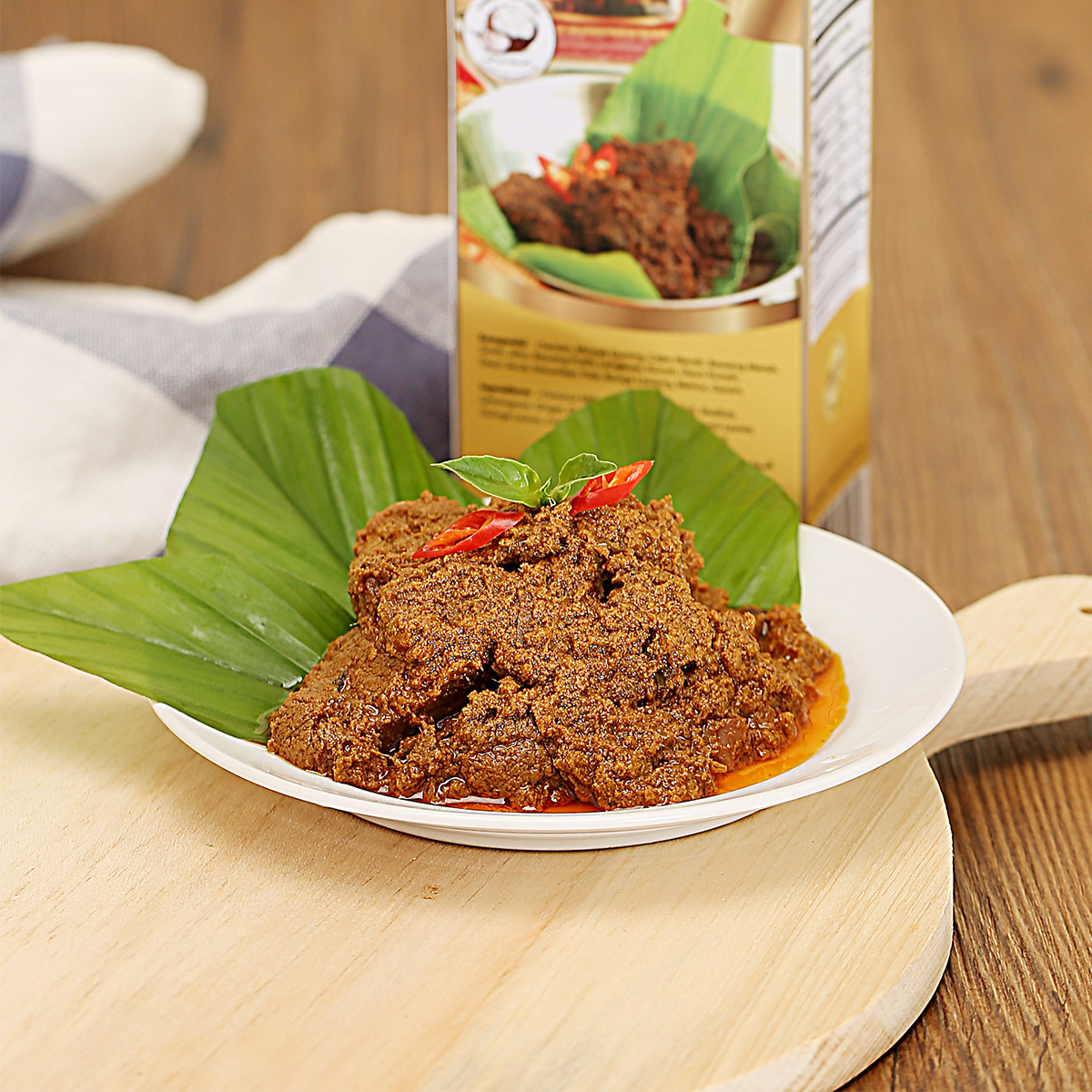 Rendang Padang kemasan dari Rendang Uni Tutie