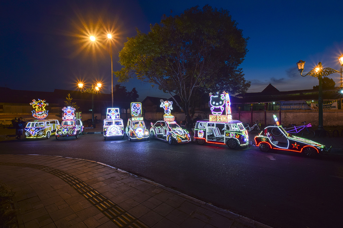 Odong-odong di Alun-alun Kidul Yogyakarta