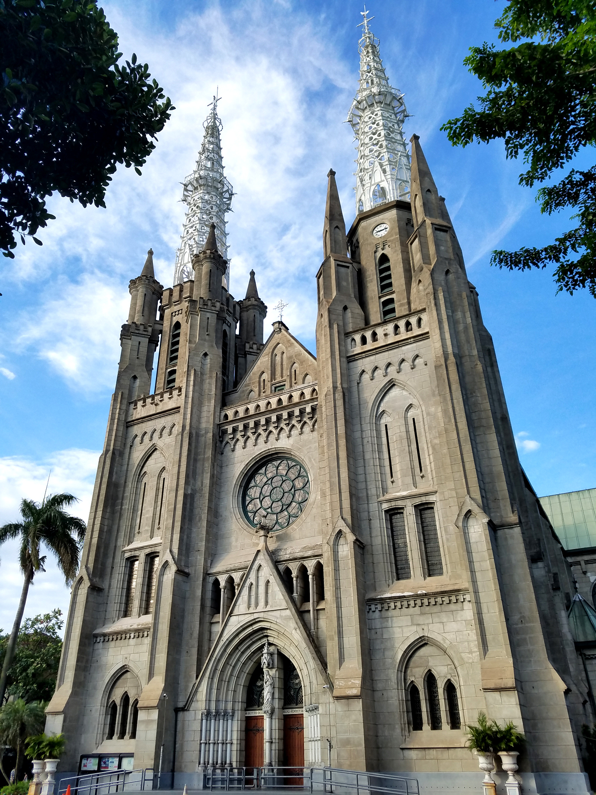 Potret bangunan Gereja Katedral di Jakarta Pusat