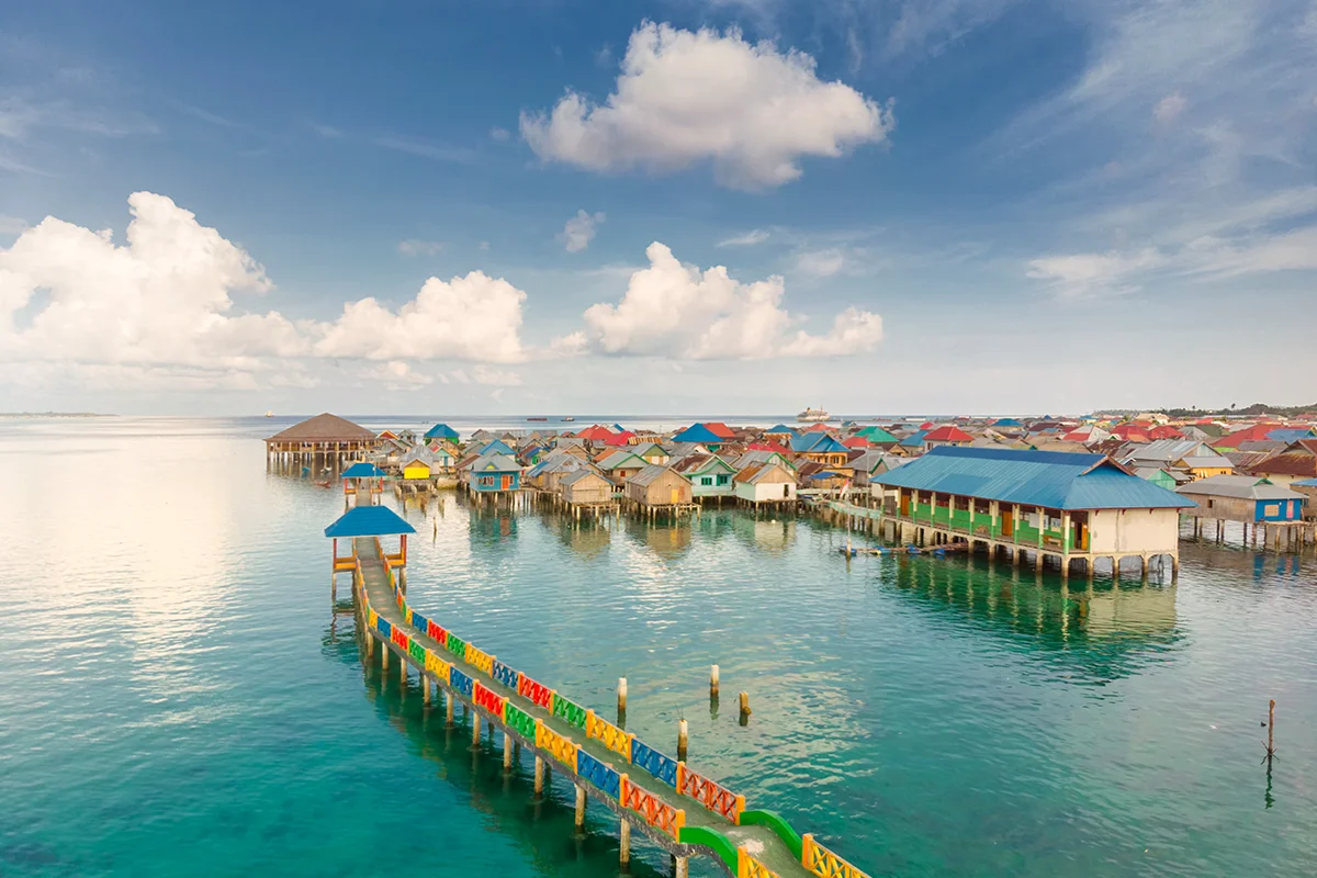 Kampung Suku Bajo di Wakatobi, Sulawesi Tenggara