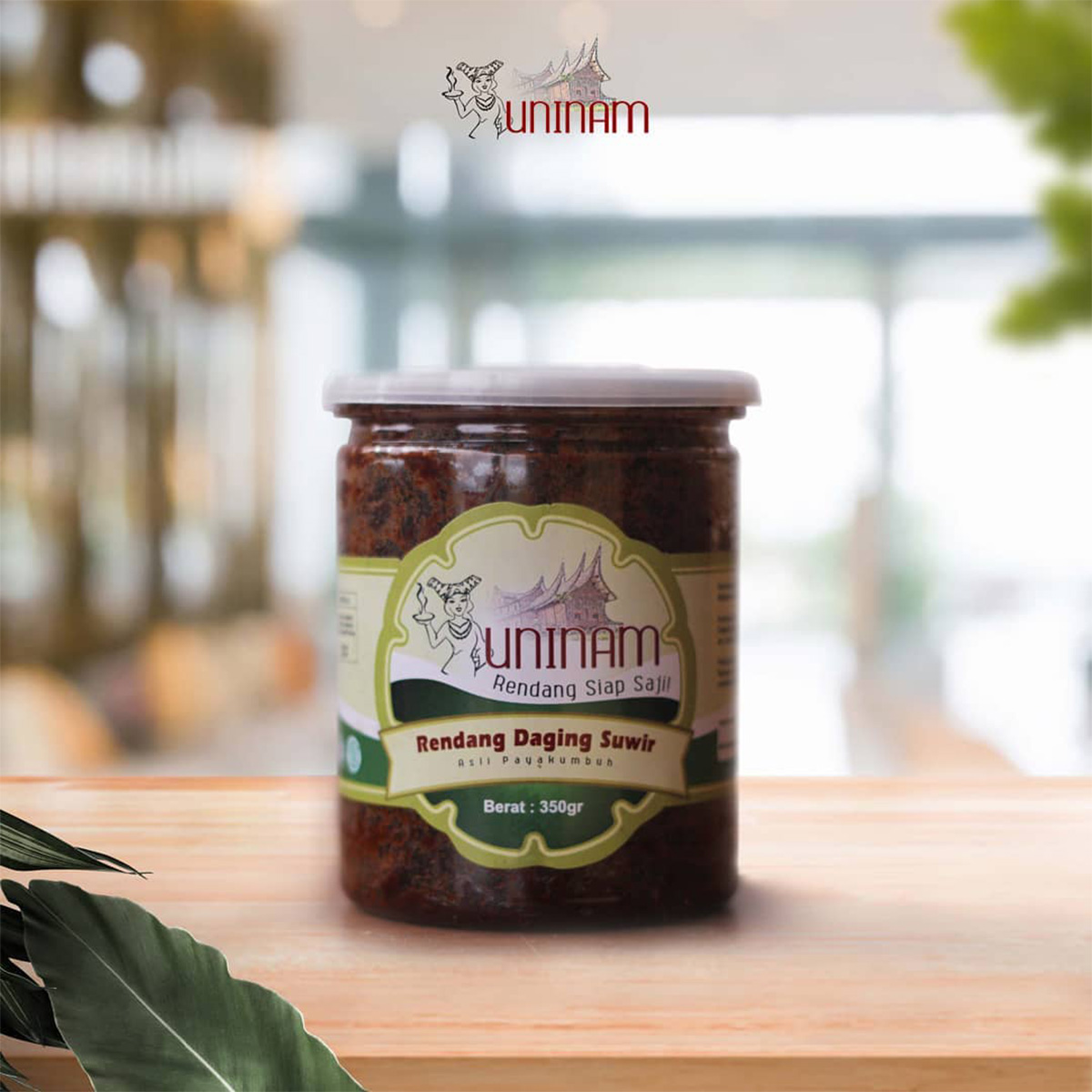 Rendang Padang kemasan dari Rendang Uninam