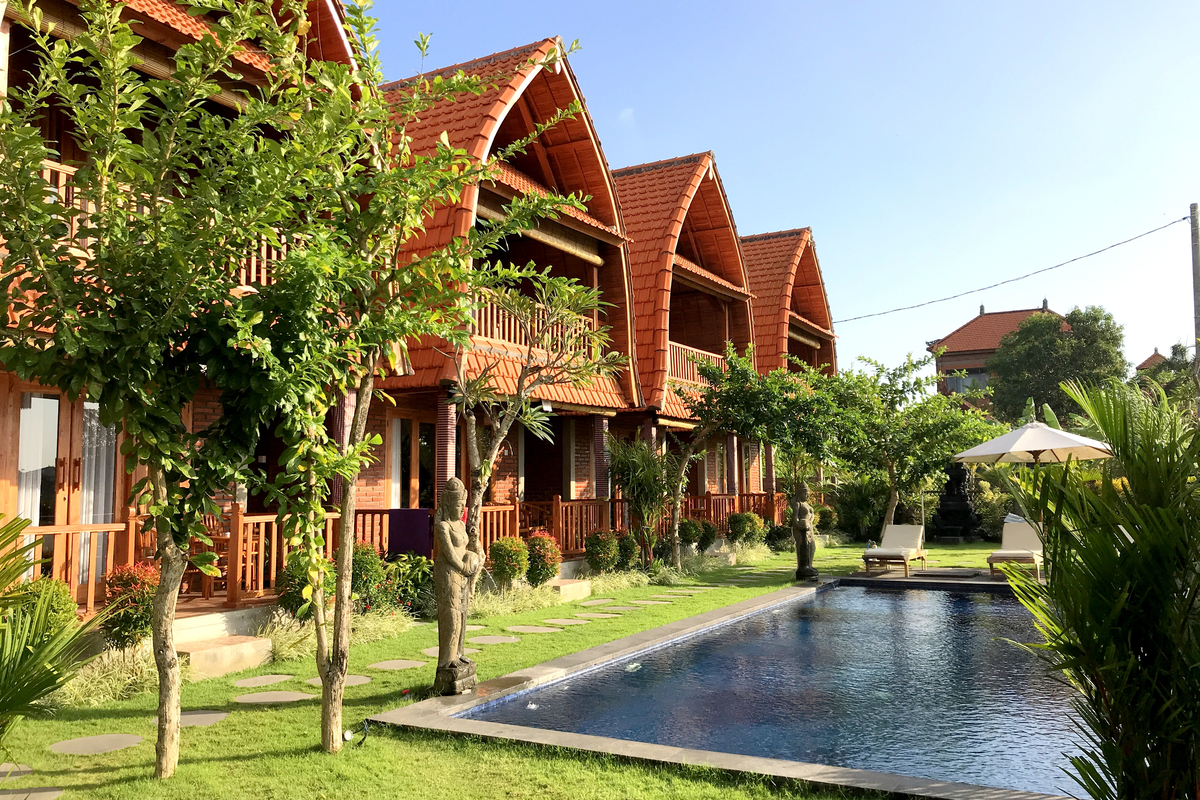 Hotel di Canggu dengan Desain Rumah Tradisional
